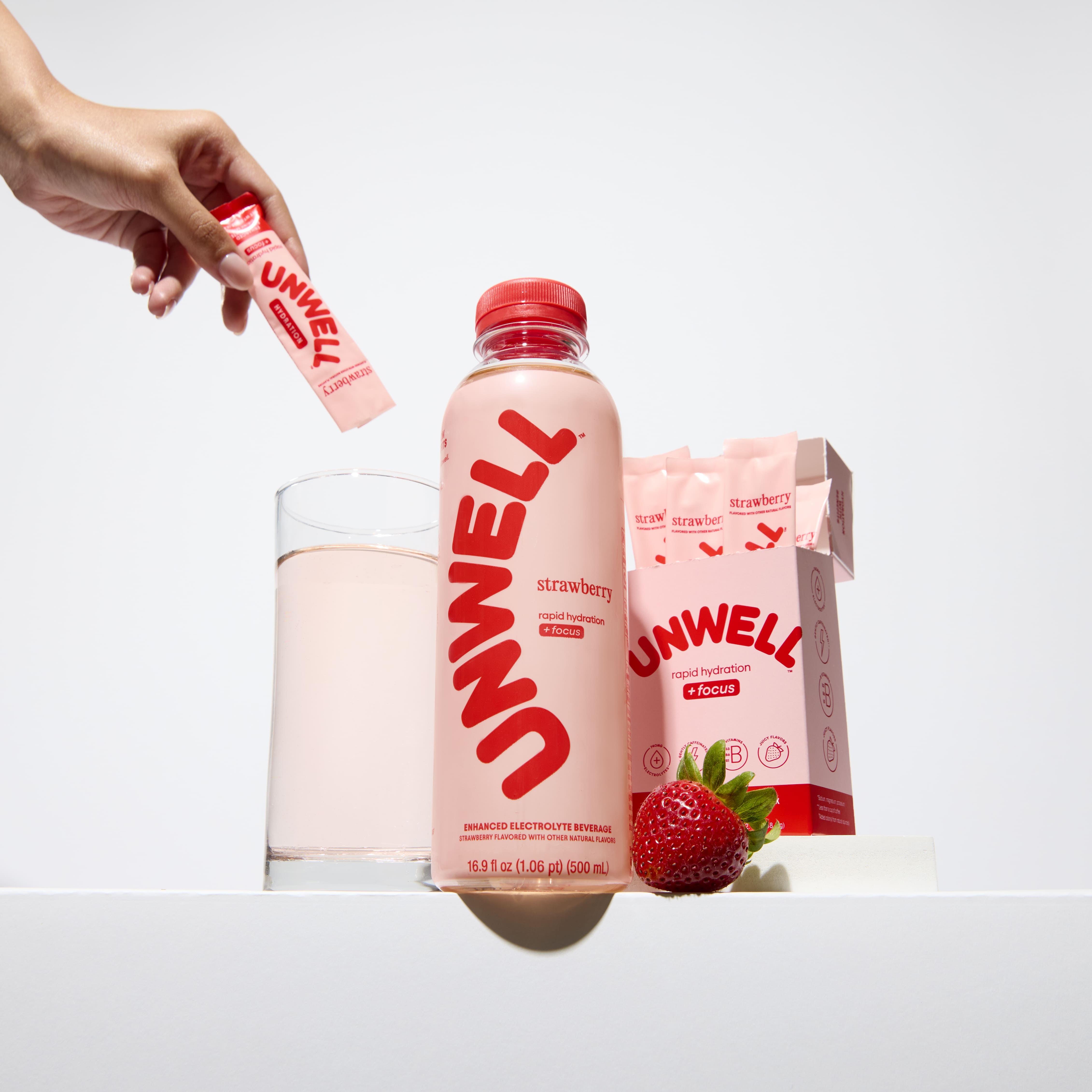 Alternative view of Strawberry Electrolyte Sticks