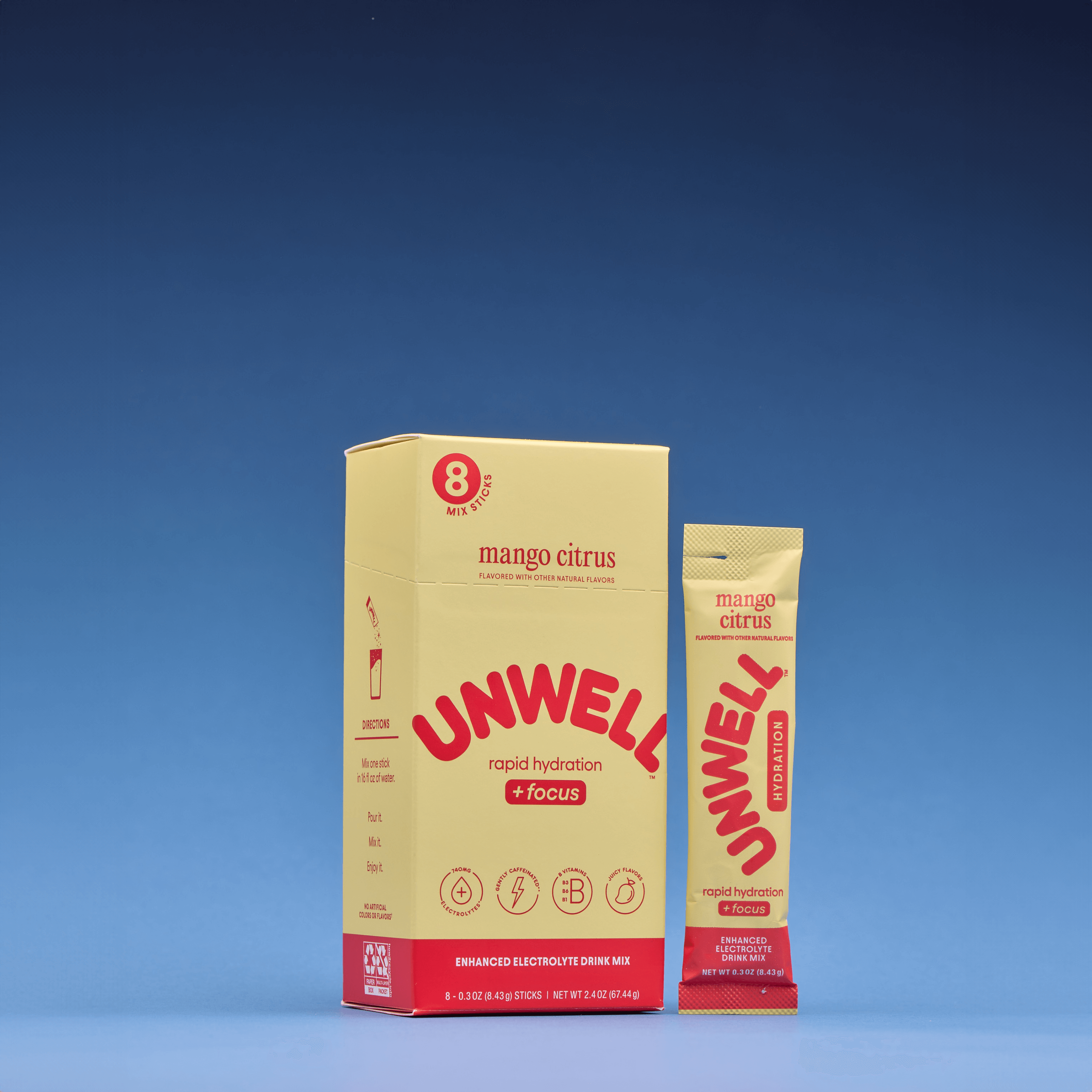 Mango Citrus Electrolyte Sticks