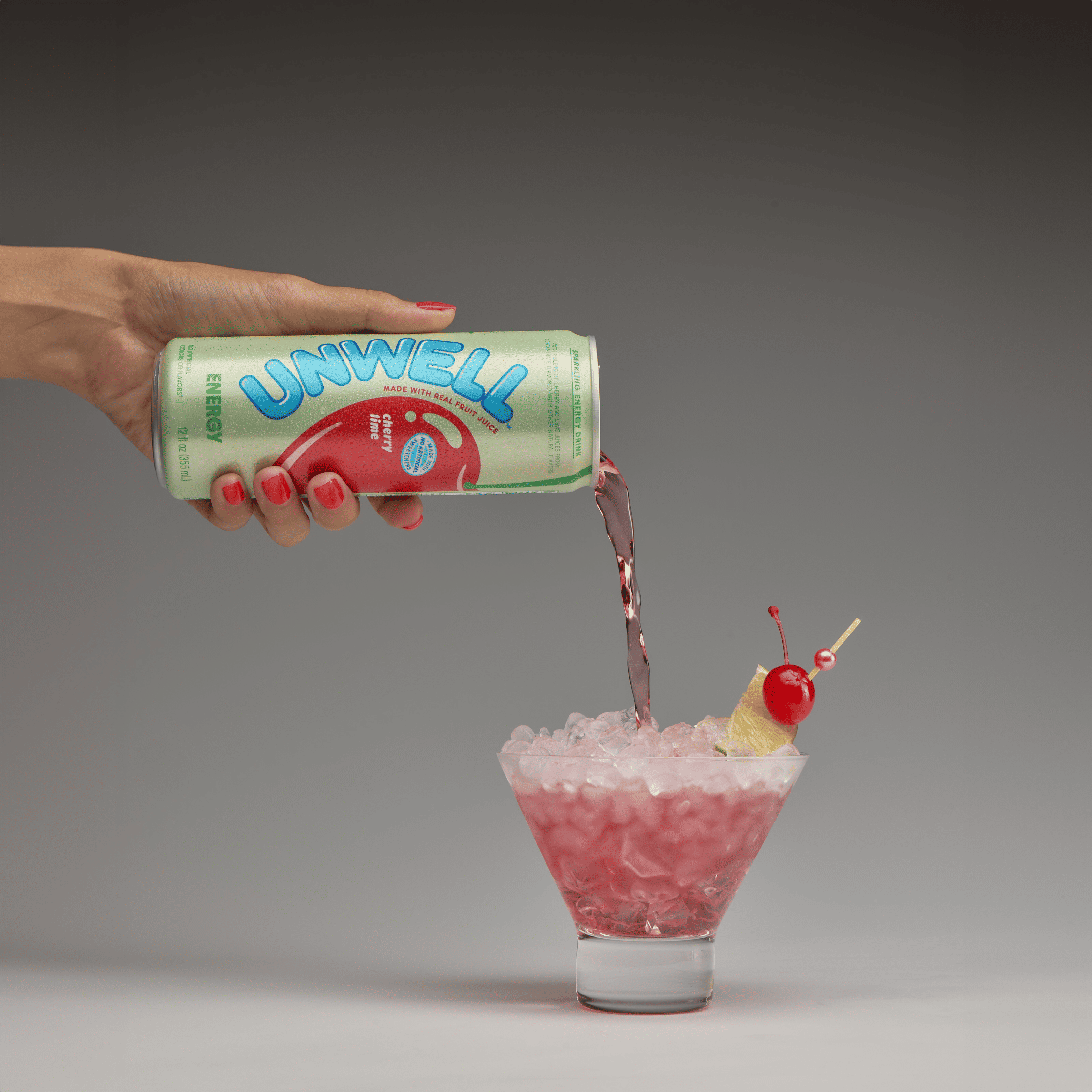 Cherry Lime Sparkling Energy Drink - Image 5